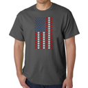 Gray XXXL Paws Flag - Men's Word Art T-Shirt