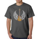  Men's Word Art T-shirt - LYRICS TO FREEBIRD