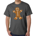 Gray XXL Gingerbread - Men's Word Art T-Shirt
