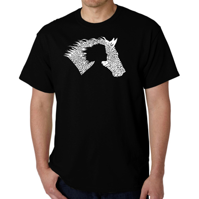 Girl Horse - Men's Word Art T-Shirt