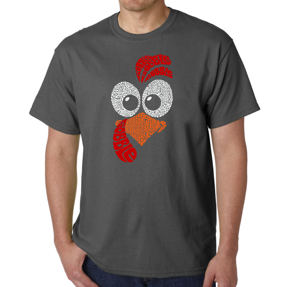 Turkey Face - Men's Word Art T-Shirt