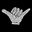  Men's Word Art T-shirt - TOP WORLDWIDE SURFING SPOTS