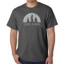Gray Small Men's Word Art T-shirt - Nature Lover