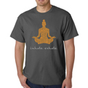 Gray XXXL Mens Word Art T-shirt - Inhale Exhale