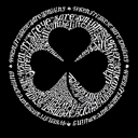  Men's Word Art T-shirt - LYRICS TO WHEN IRISH EYES ARE SMILING