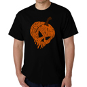 Black XXL Evil Pumpkin - Men's Word Art T-Shirt