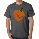 Gray XL Evil Pumpkin - Men's Word Art T-Shirt