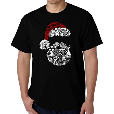 Santa Pics - Mens Word Art T-Shirt