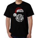  Santa Pics - Mens Word Art T-Shirt