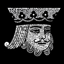  Men's Word Art T-shirt - King of Spades