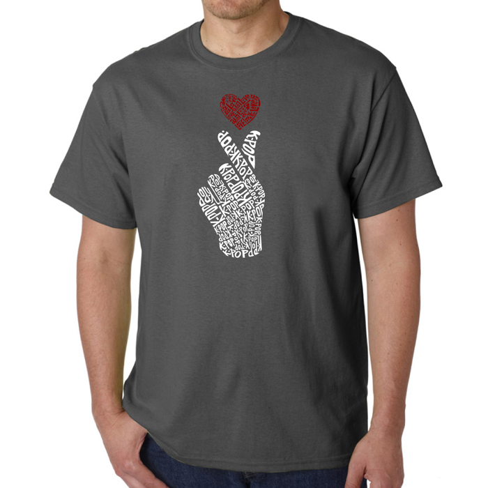 Mens Word Art T-shirt - K-Pop
