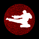  Men's Word Art T-shirt -Types of Martial Arts