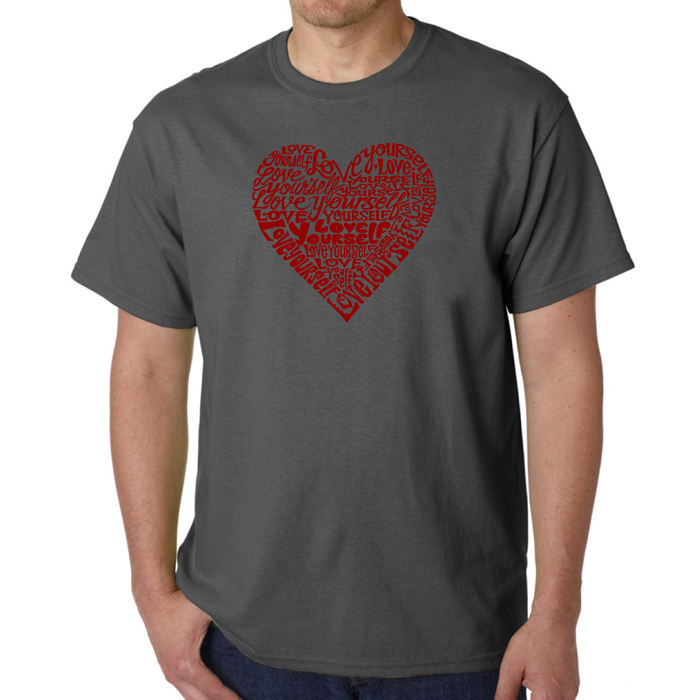 Love Yourself - Mens Word Art T-Shirt
