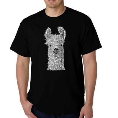 Mens Word Art T-shirt - Llama