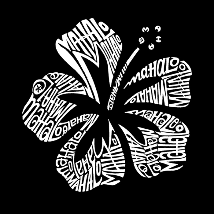 Mens Word Art T-shirt - Mahalo