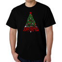Black XXXXL Have Yourself a Merry Little Christmas - Mens Word Art T-Shirt