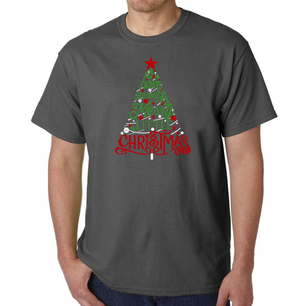 Have Yourself a Merry Little Christmas - Men's Word Art T-Shirt