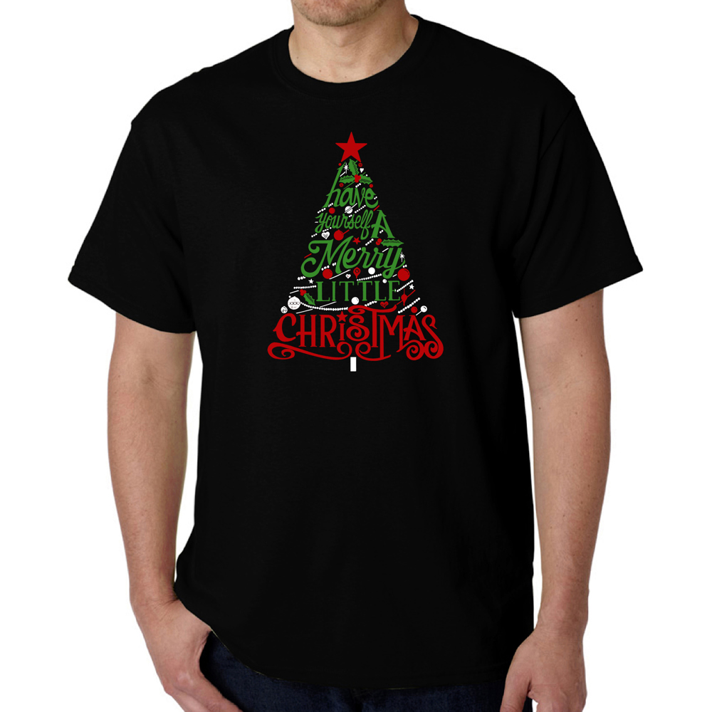 Have Yourself a Merry Little Christmas - Men's Word Art T-Shirt