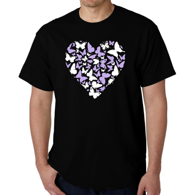 Butterfly Heart - Men's Word Art T-Shirt