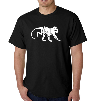 Mens Word Art T-shirt - Monkey Business