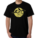 Men's Word Art T-shirt - Halloween Bats