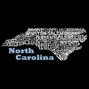  Mens Word Art T-shirt - North Carolina