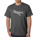 Gray XXXXL Mens Word Art T-shirt - P40