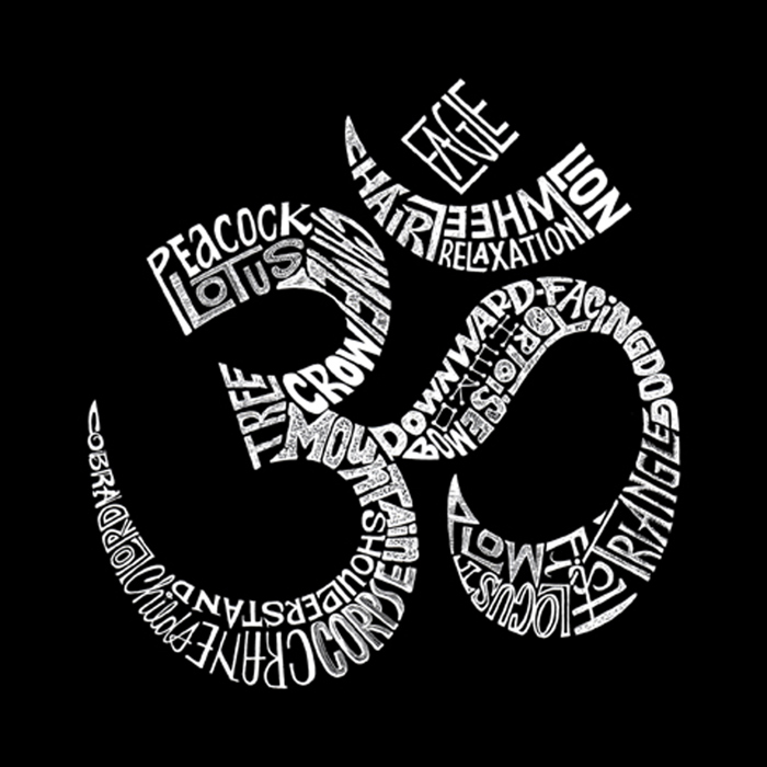 Men's Word Art T-shirt - Poses OM