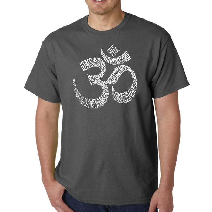 Men's Word Art T-shirt - Poses OM