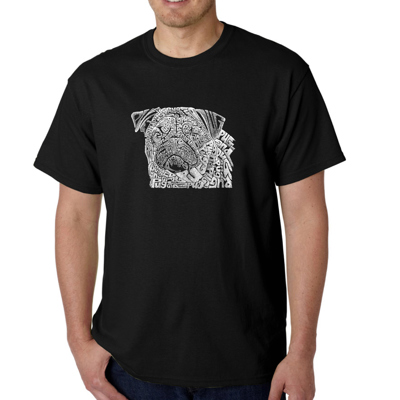 Mens Word Art T-shirt - Pug Face