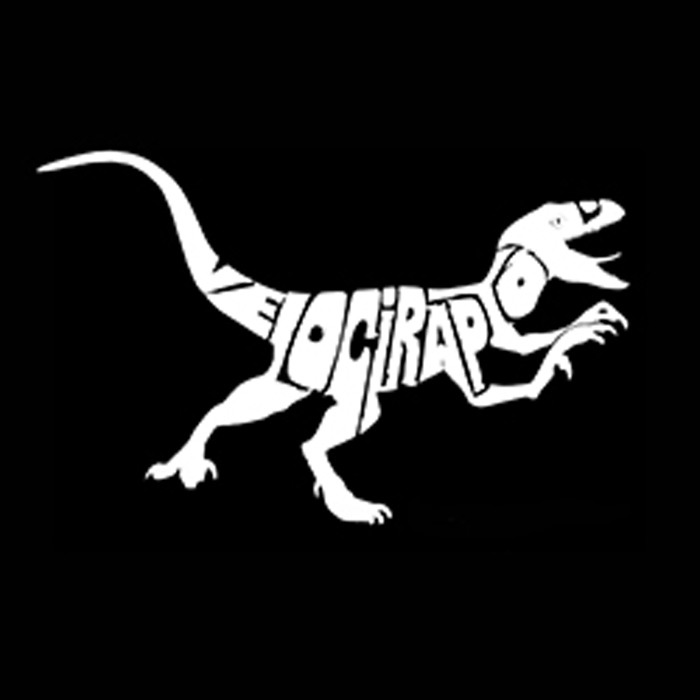 Men's Word Art T-shirt - Velociraptor