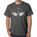 Gray Large Country Female Singers - Mens Word Art T-Shirt