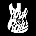  Rock And Roll Guitar - Men's Word Art T-Shirt