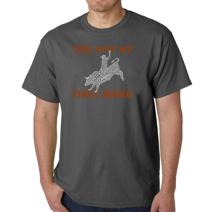 Men's Word Art T-shirt - This Aint My First Rodeo