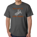 Gray Medium Men's Word Art T-shirt - This Aint My First Rodeo