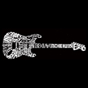  Men's Word Art T-shirt - Rock Guitar