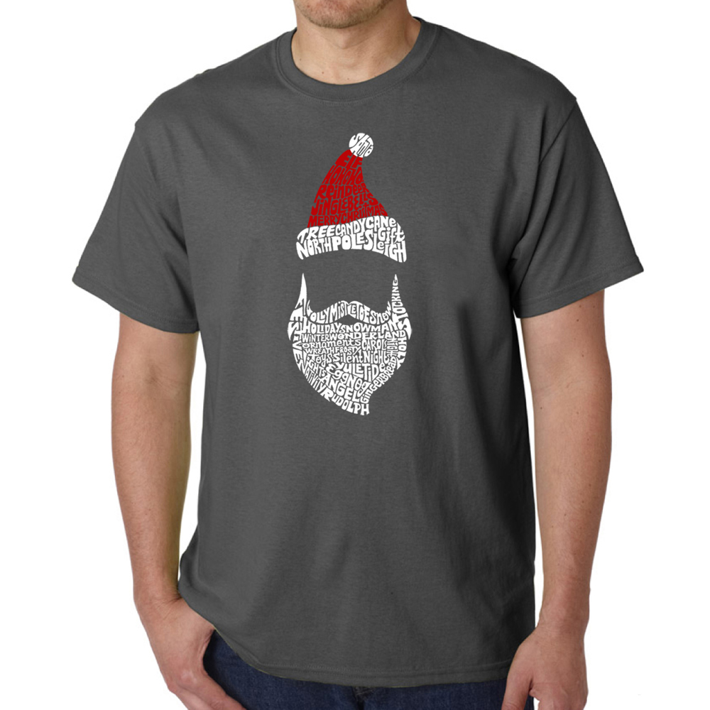 Men's Word Art T-shirt - Santa Claus