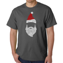 Gray XXXL Men's Word Art T-shirt - Santa Claus