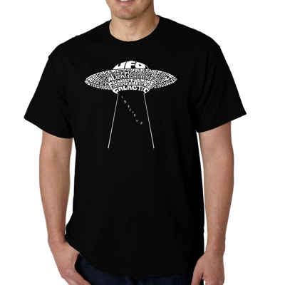 Men's Word Art T-shirt - Flying Saucer UFO