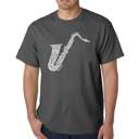  Mens Word Art T-shirt - Sax