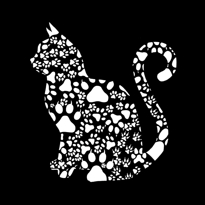 Cat Claws - Men's Word Art T-Shirt