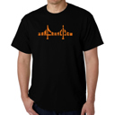 Black XXXXL Men's Word Art T-shirt - San Francisco Bridge