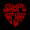  Mens Word Art T-shirt - Shape of You