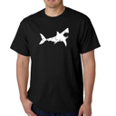 Black Medium Mens Word Art T-shirt - BITE ME