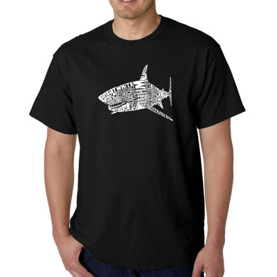 Men's Word Art T-shirt - SPECIES OF SHARK