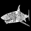  Men's Word Art T-shirt - SPECIES OF SHARK