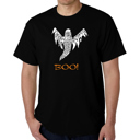 Black XXL Halloween Ghost - Men's Word Art T-Shirt