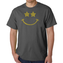  Mens Word Art T-shirt - Rockstar Smiley