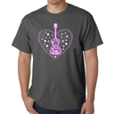 Gray XXXXL It's A Love Story - Men's Word Art T-Shirt