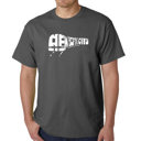 Gray XXXL Mens Word Art T-shirt - NY SUBWAY